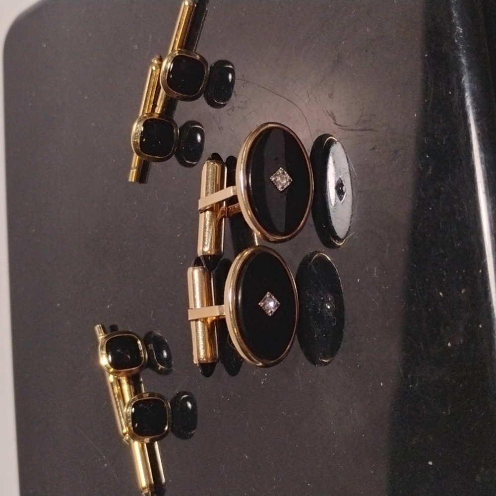 Amazing Trio Of Men's Cufflinks - Swank Accessories